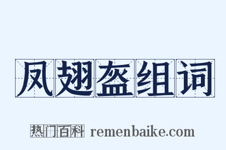 凤翅盔组词是什么意思的图片
